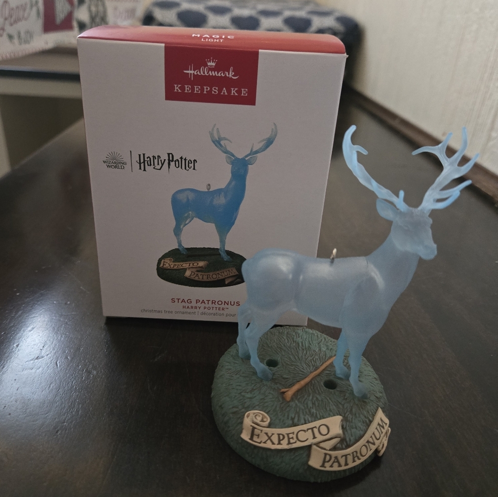 Hallmark Keepsake ornament Harry potter stag patronus